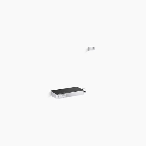 Kohler Two-way exposed thermostatic valve and control panel with integrated handshower holder