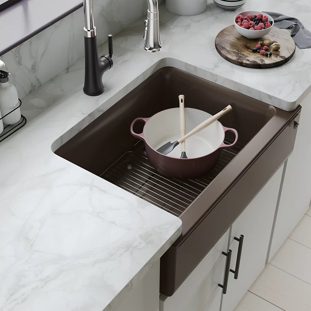 Kohler 29-11/16" undermount single-bowl farmhouse kitchen sink