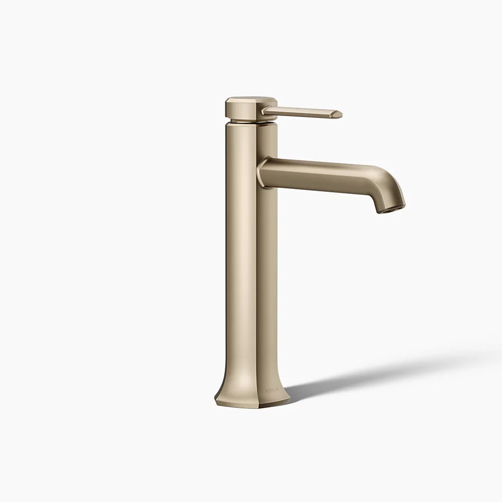 Occasion® Tall single-handle bathroom sink faucet, 0.5 gpm