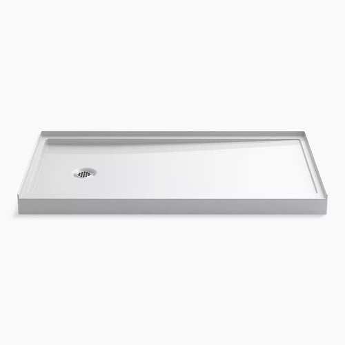 Kohler Rely® 60" x 32" alcove shower base, left drain