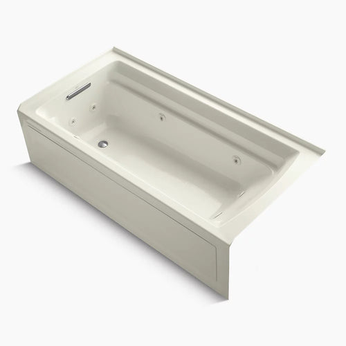 Kohler 72" x 36" alcove whirlpool bath with alcove, left drain