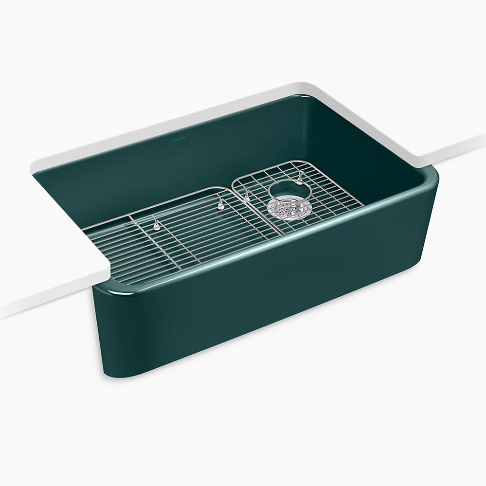 Kohler 34" undermount single-bowl farmhouse kitchen sink