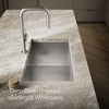 Kohler Vault™ Smart Divide® 33" top-/undermount double-bowl kitchen sink