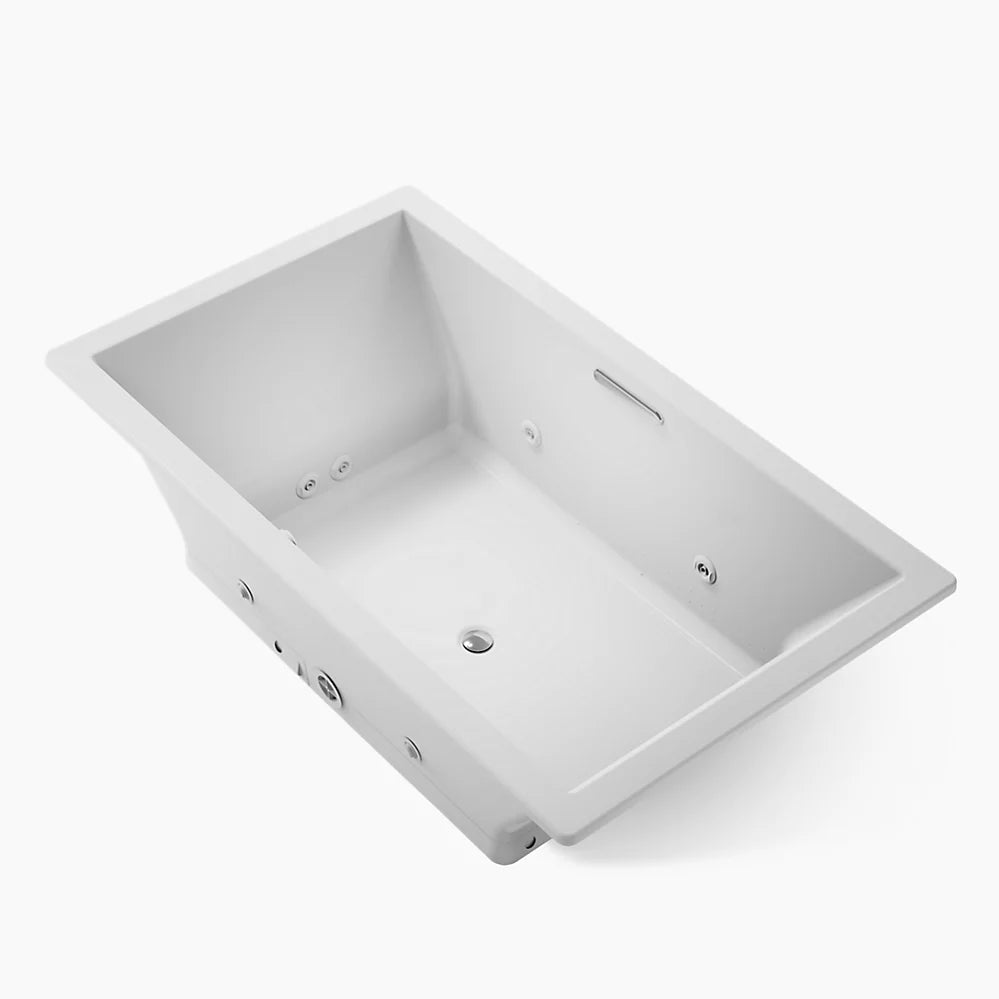 Kohler Underscore Heated Bubblemassage Air Bath With Whirlpool 60 x 36-Inch Drop-In Bathtub