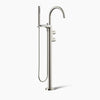 Kohler Floor-mount bath filler trim with lever handles and handshower