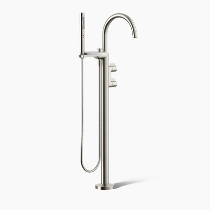 Kohler Floor-mount bath filler trim with lever handles and handshower