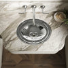 Kohler 20" oval drop-in/undermount bathroom sink, no overflow