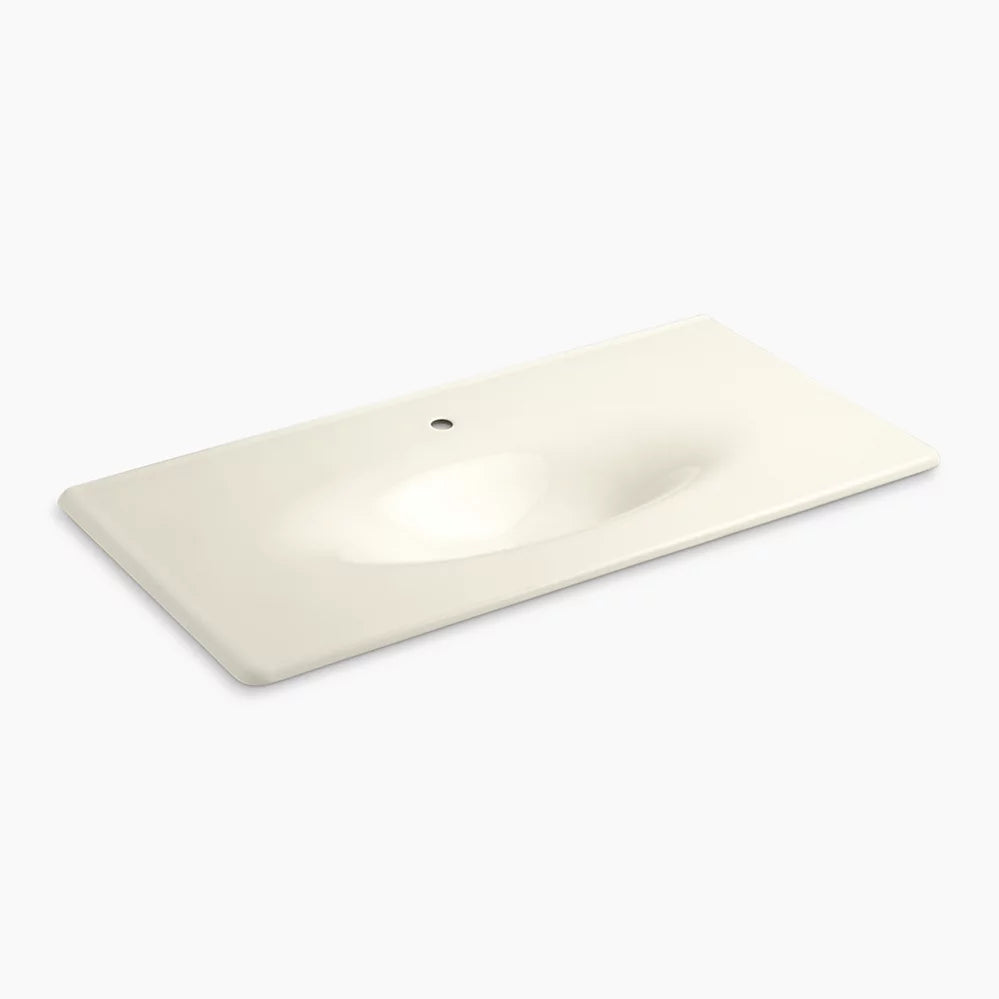 Kohler 43" Enameled cast iron vanity top with integrated oval sink