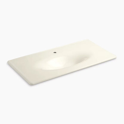 Kohler 43" Enameled cast iron vanity top with integrated oval sink
