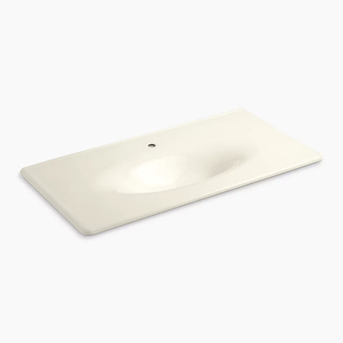 Kohler 43" Enameled cast iron vanity top with integrated oval sink