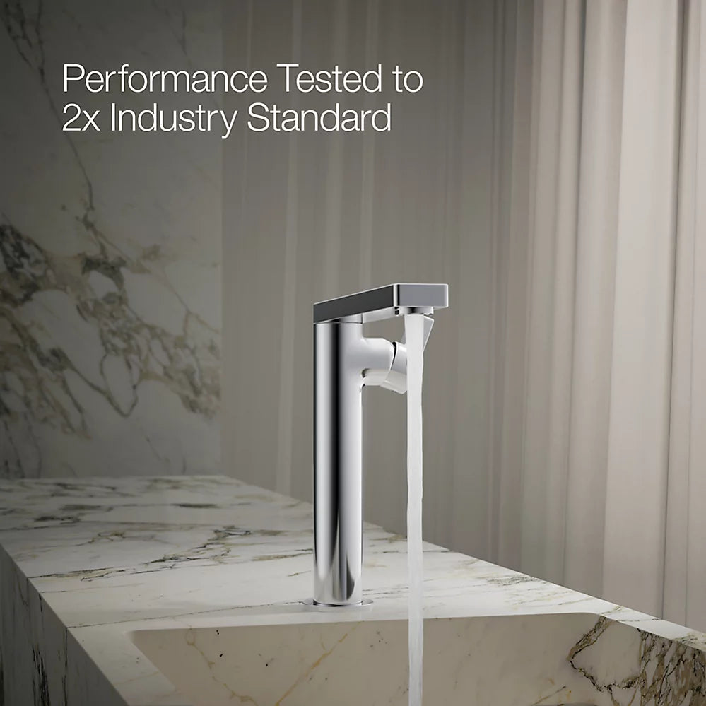 Composed®Tall single-handle bathroom sink faucet with Lever handle, 1.2 gpm