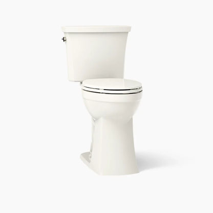 Kohler ContinuousClean tall two-piece elongated toilet, 1.28 gpf