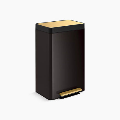 Kohler 13-gallon stainless steel step trash can