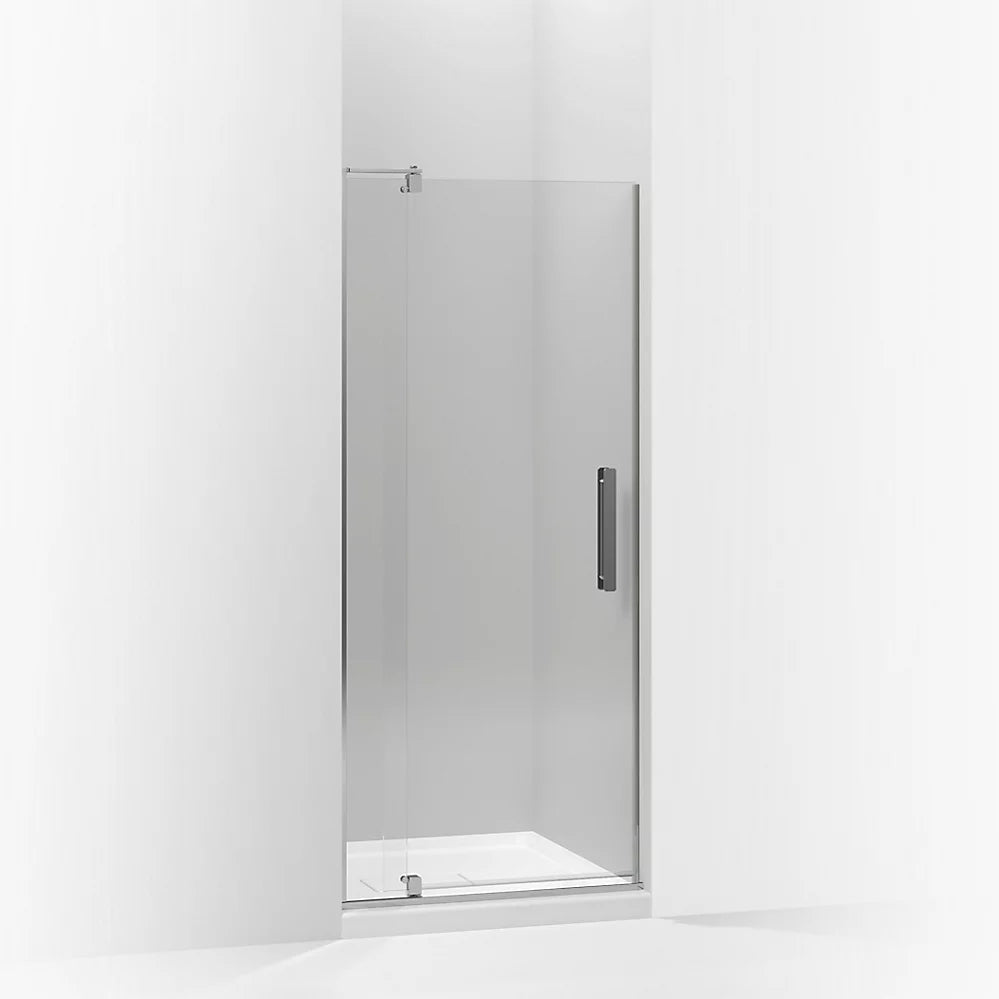 Kohler Pivot shower door, 70" H x 27-5/16 - 31-1/8" W, with 1/4" thick Crystal Clear glass