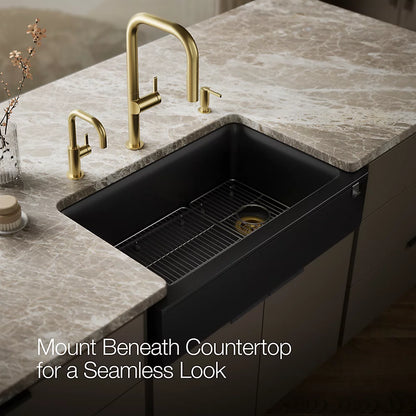 Kohler Cairn Single-bowl 34-Inch Undermount Kitchen Sink