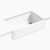 Kohler 35-3/4" undermount single-bowl farmhouse kitchen sink