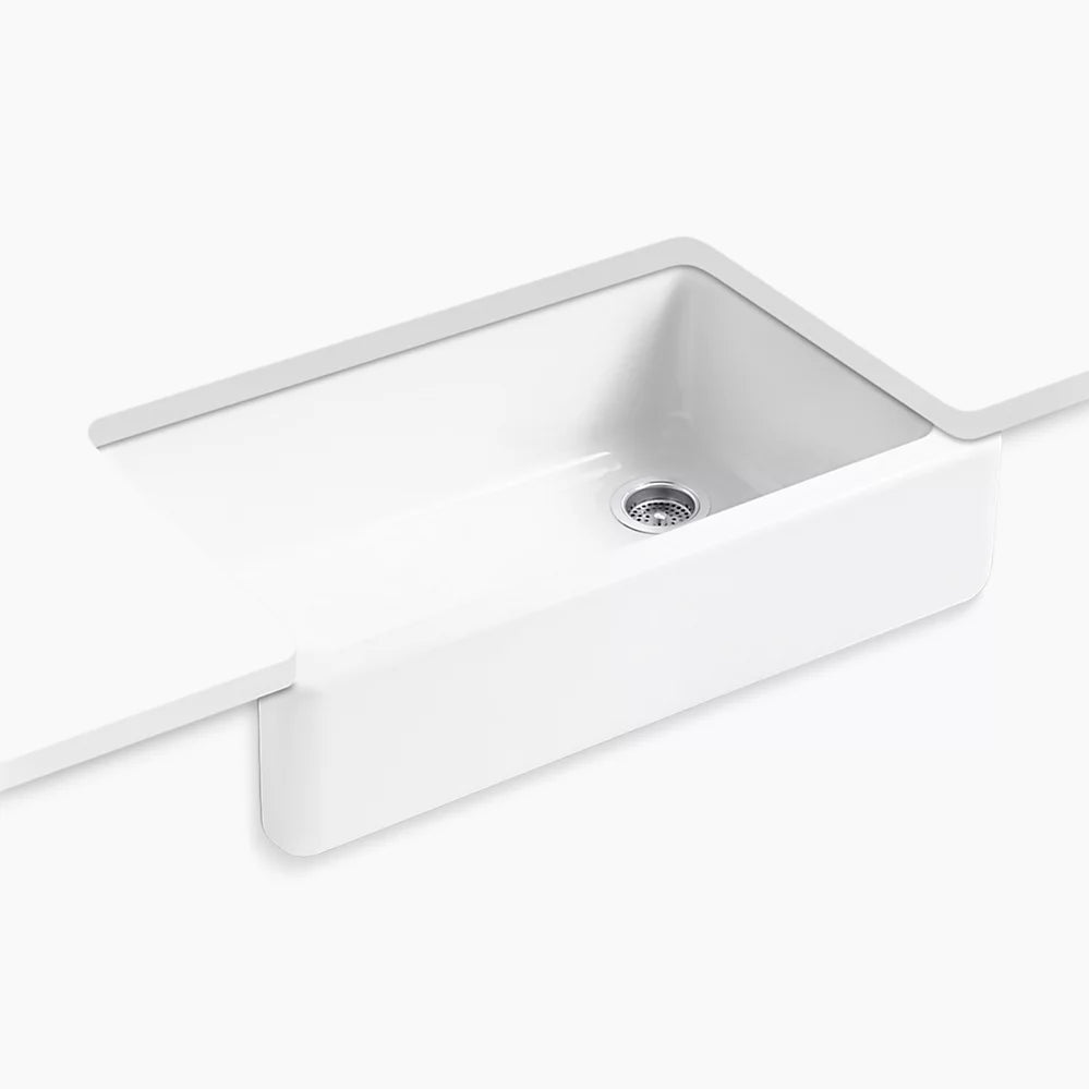 Kohler 35-3/4" undermount single-bowl farmhouse kitchen sink