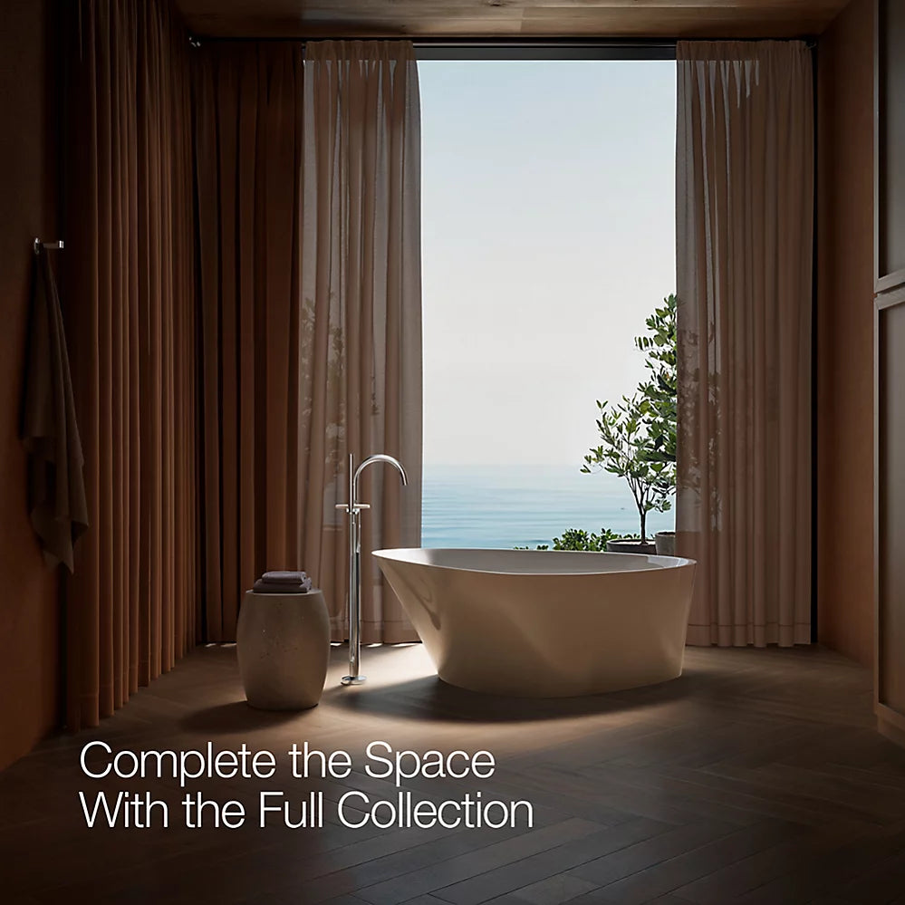 Kohler Floor-mount bath filler trim with lever handles and handshower