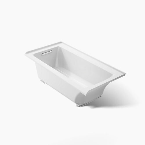 Kohler Archer 60" x 30" alcove Heated BubbleMassage air bath, left drain