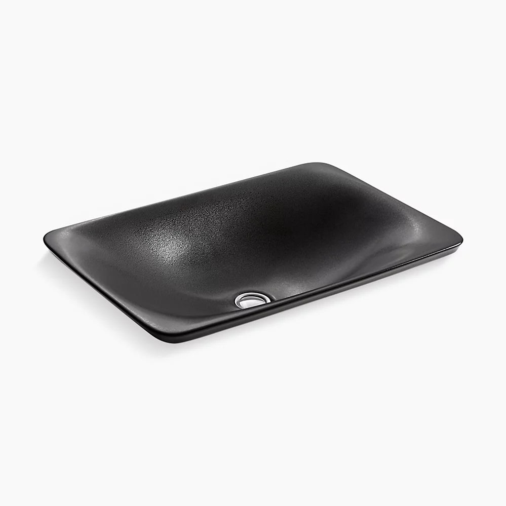 Kohler 21-1/4" rectangular drop-in bathroom sink, no overflow