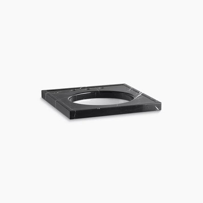 Kohler 24" x 22" marble console tabletop with 8" widespread faucet holes and cut for K-2205-G/K-2210-G undermount bathroom sink