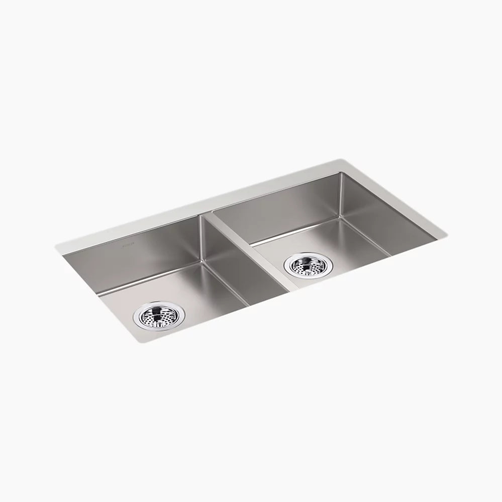 Kohler 32" undermount double-bowl kitchen sink