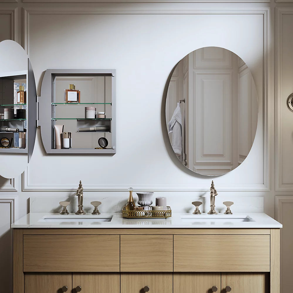 Kohler 24" x 34" oval medicine cabinet