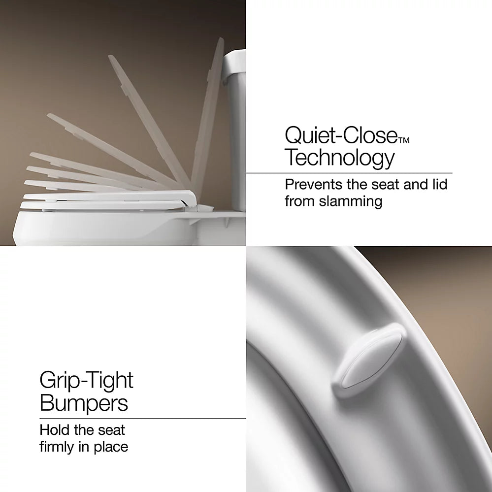 Kohler Cachet® ReadyLatch® Quiet-Close™ Elongated Toilet Seat