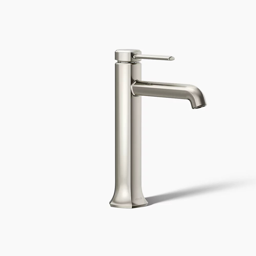 Occasion® Tall single-handle bathroom sink faucet, 0.5 gpm