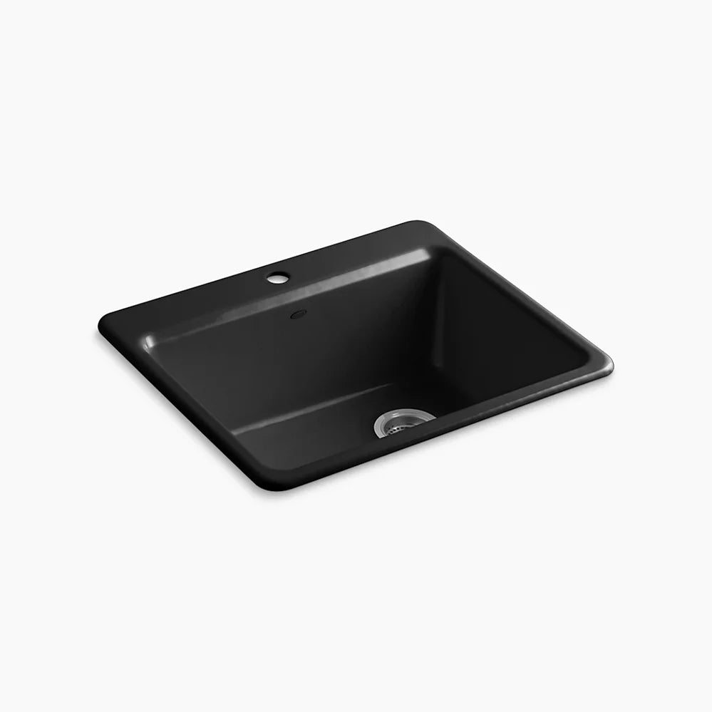 Kohler Riverby® 25" top-mount single-bowl kitchen sink