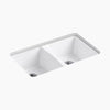 Kohler Deerfield® 33" undermount double-bowl kitchen sink