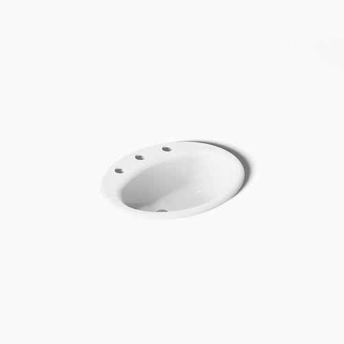 Kohler 19-1/4" oval drop-in bathroom sink