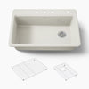 Kohler Riverby® 33" top-mount single-bowl kitchen sink