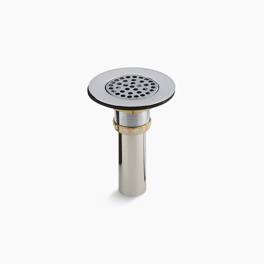 Kohler Brass sink drain and strainer with tailpiece for 3-1/2" to 4" outlet