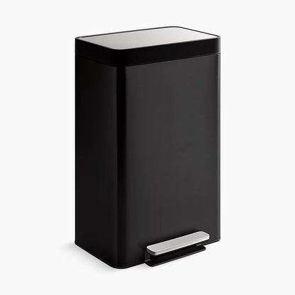 Kohler 13-gallon stainless steel step trash can