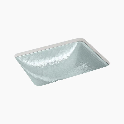 Yepsen® 20" rectangular undermount bathroom sink, no overflow