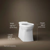 Kohler Corbelle® Elongated Skirted Toilet Bowl
