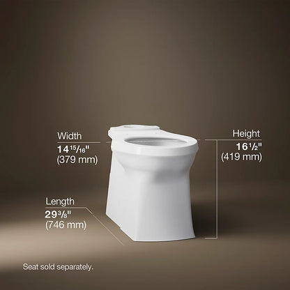 Kohler Corbelle® Elongated Skirted Toilet Bowl