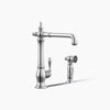 Kohler Artifacts® Single-handle kitchen sink faucet with side sprayer