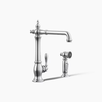 Kohler Artifacts® Single-handle kitchen sink faucet with side sprayer