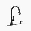 Kohler Pull-down kitchen sink faucet with soap/lotion dispenser