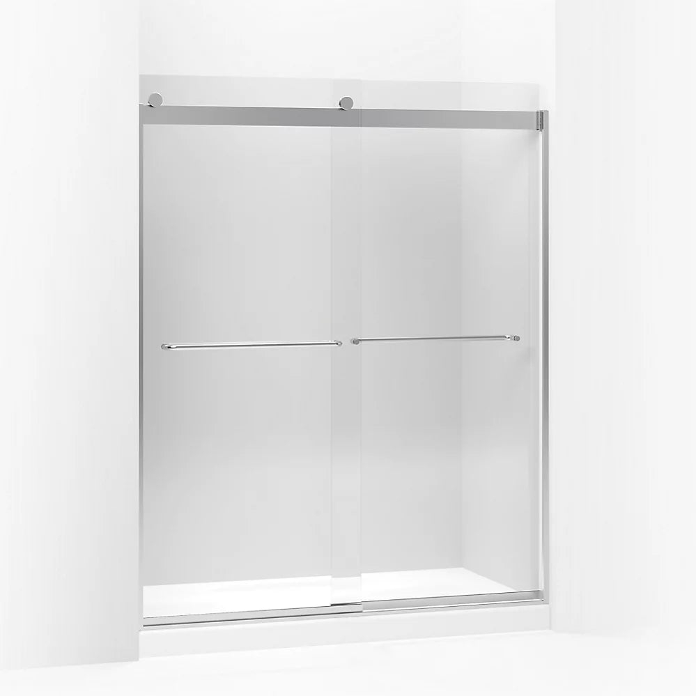 Kohler 74" H sliding shower door with 1/4"-thick glass
