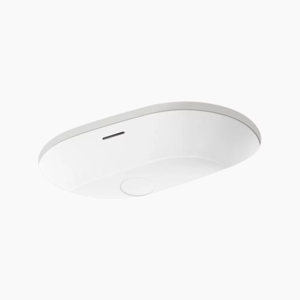 Brazn®24-1/4" oval undermount bathroom sink