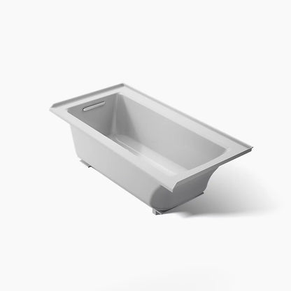 Kohler Archer 60" x 30" alcove bath with Bask heated surface, left drain