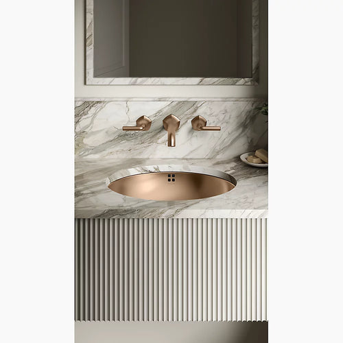 Kohler Bachata® 20" Oval Drop-In/Undermount Bathroom Sink