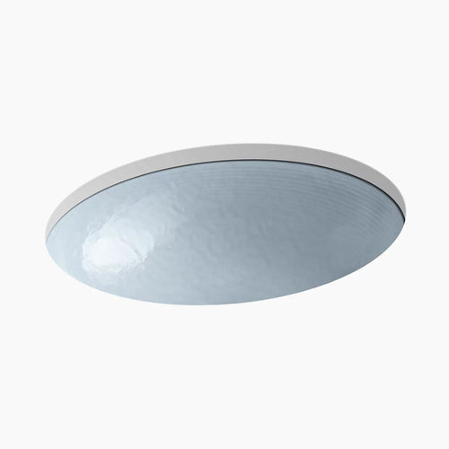 Whist® 19" oval wall-mount/undermount bathroom sink, no overflow