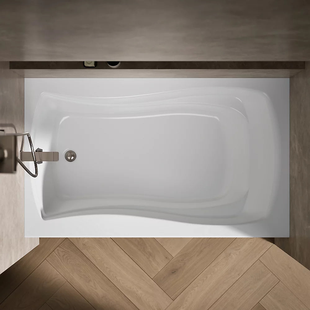 Kohler Mariposa 60" x 36" Alcove bath, left drain