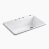 Kohler 33" top-mount single-bowl workstation kitchen sink