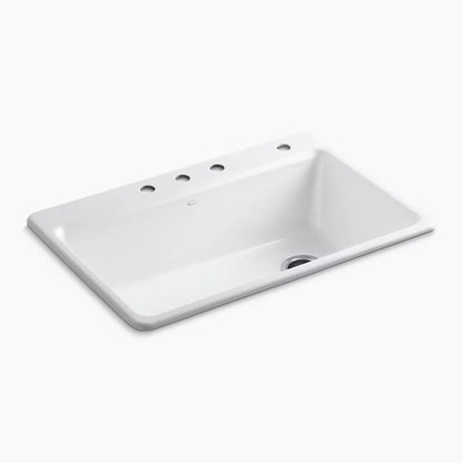 Kohler 33" top-mount single-bowl workstation kitchen sink