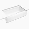 Kohler 35-3/4" undermount single-bowl farmhouse workstation kitchen sink